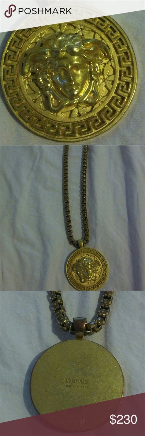 authentic versace necklace|versace necklace price.